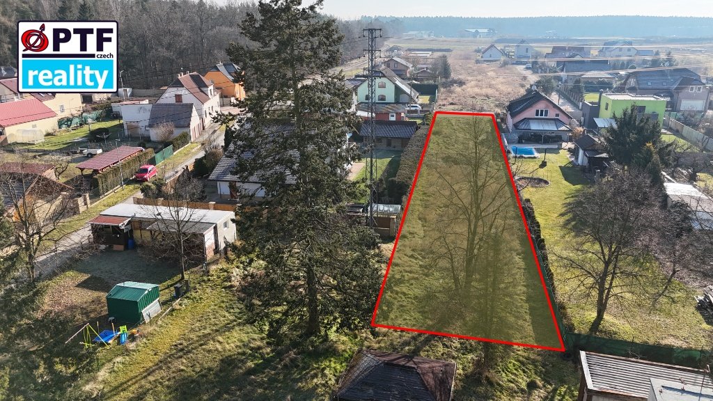 Prodej stavebního pozemku 1088 m² v obci Vejprnice