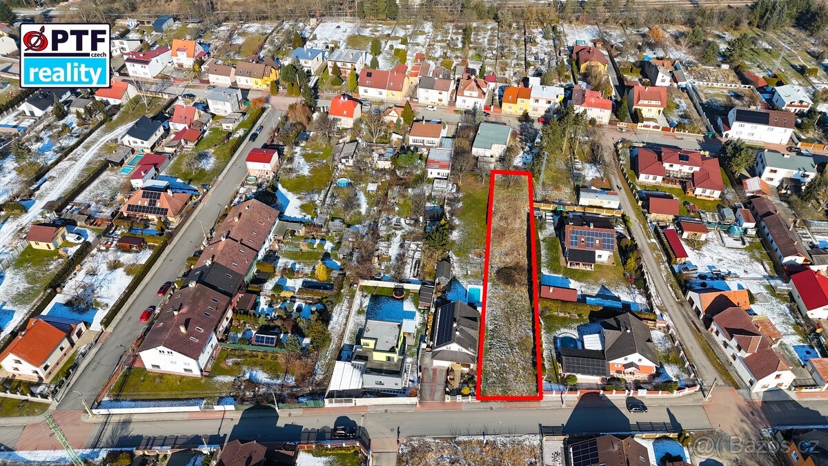Prodej stavebního pozemku 1088 m² v obci Vejprnice