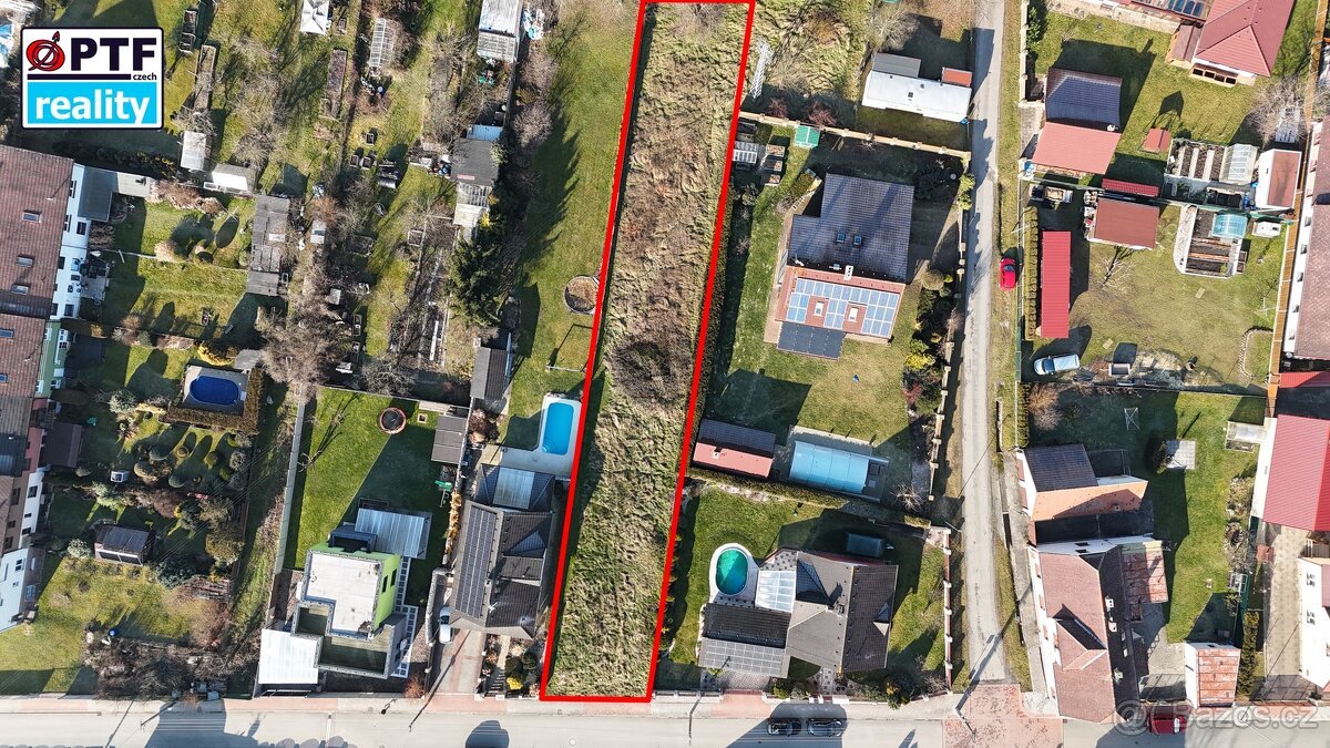 Prodej stavebního pozemku 1088 m² v obci Vejprnice