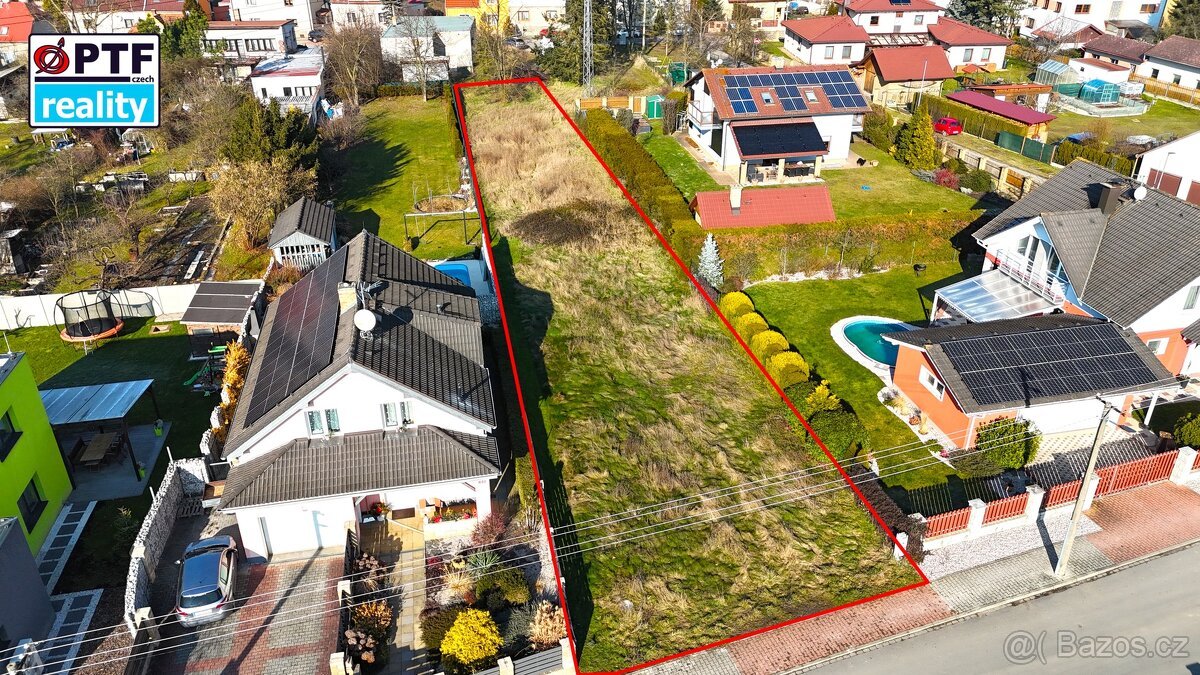 Prodej stavebního pozemku 1088 m² v obci Vejprnice