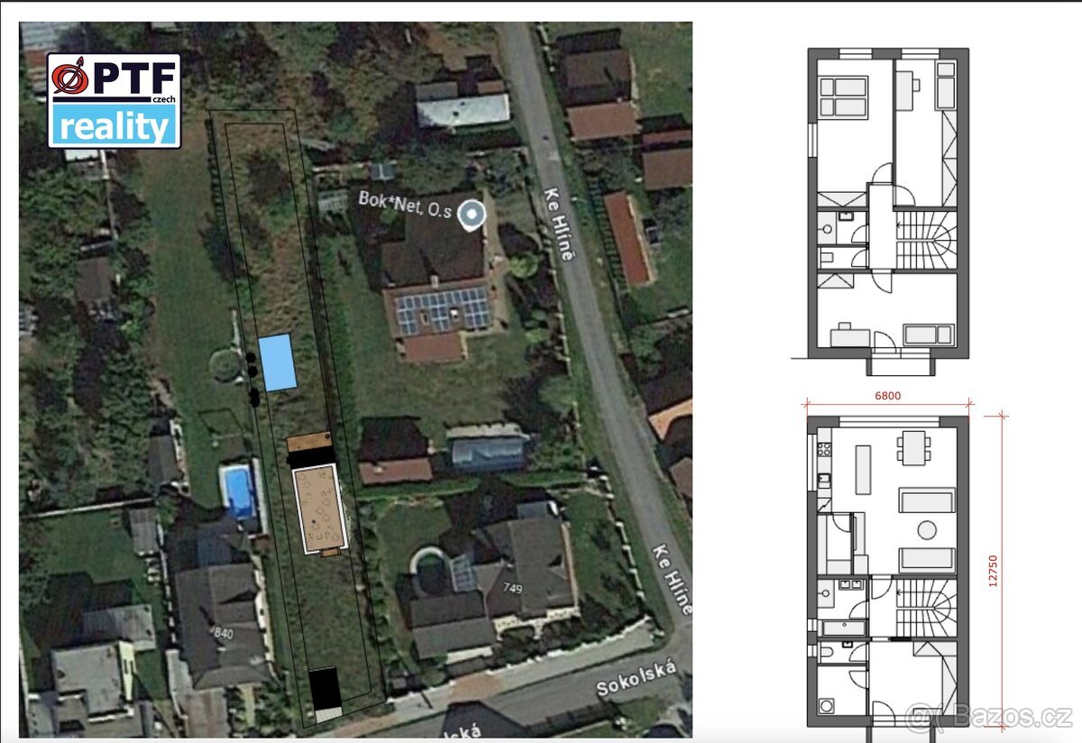 Prodej stavebního pozemku 1088 m² v obci Vejprnice