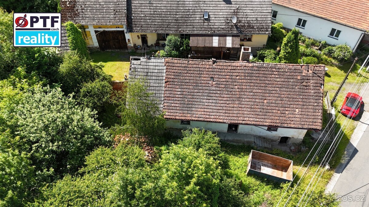 Pozemek se stavbou k rekonstrukci, 955 m² – Všepadly u Domaž