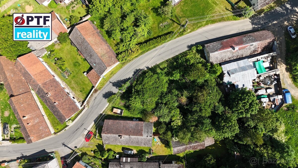 Pozemek se stavbou k rekonstrukci, 955 m² – Všepadly u Domaž