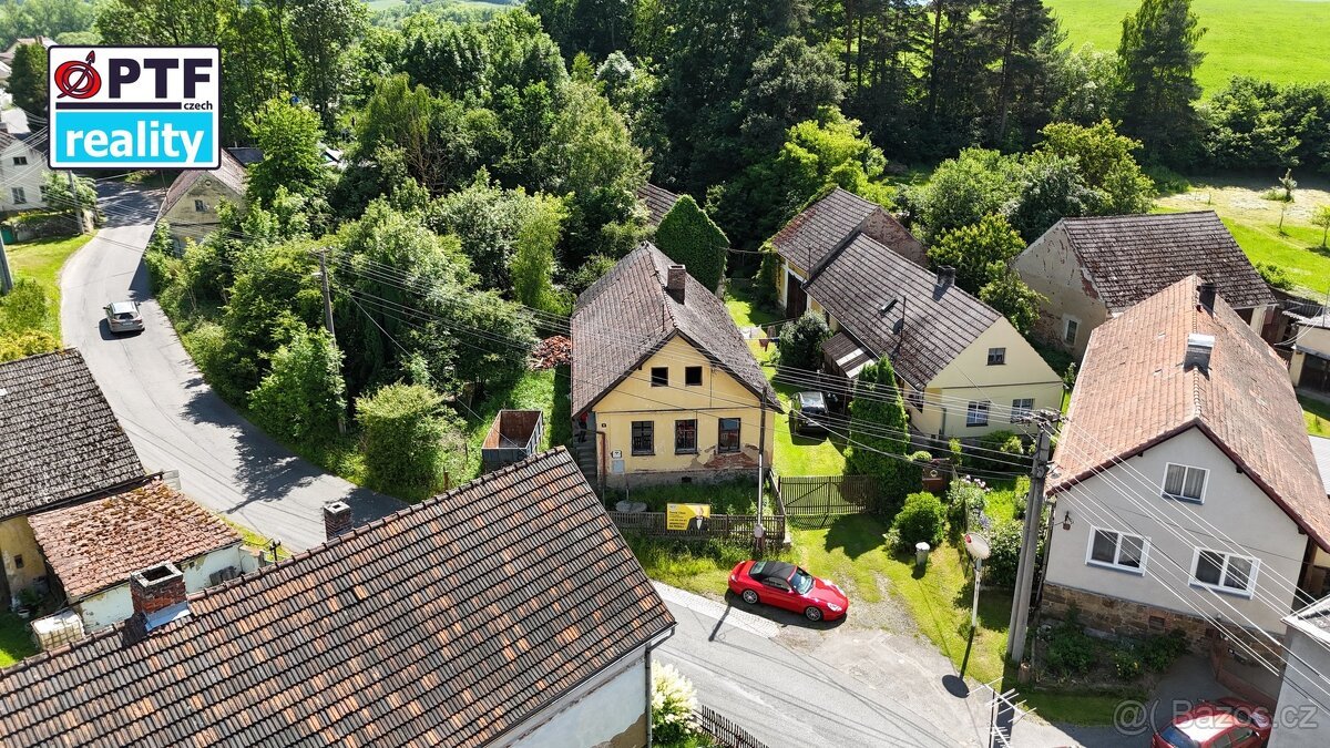 Pozemek se stavbou k rekonstrukci, 955 m² – Všepadly u Domaž