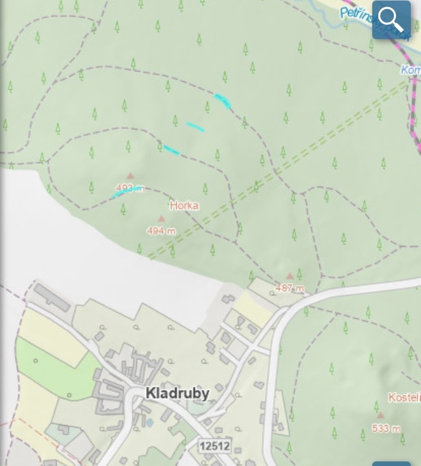 Lesní pozemky Kladruby u Vlašimi