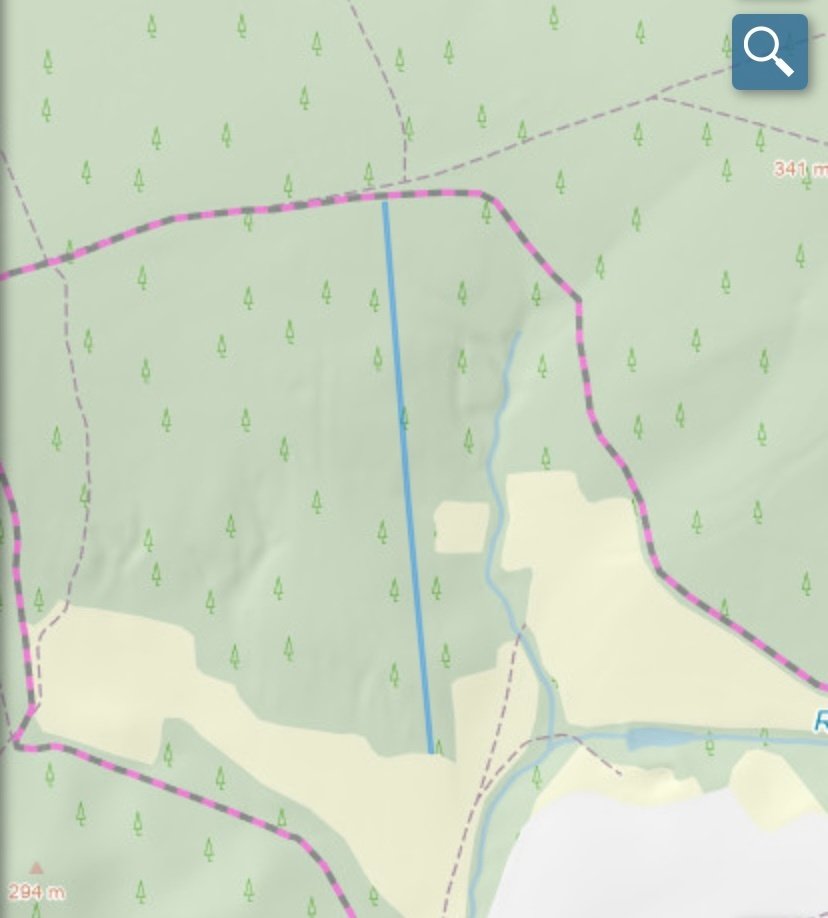 Lesní pozemek Roštění