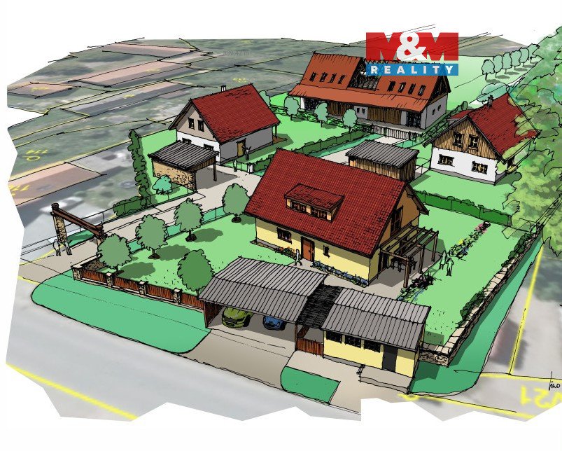 Prodej pozemku k bydlení, 886 m², Semechnice