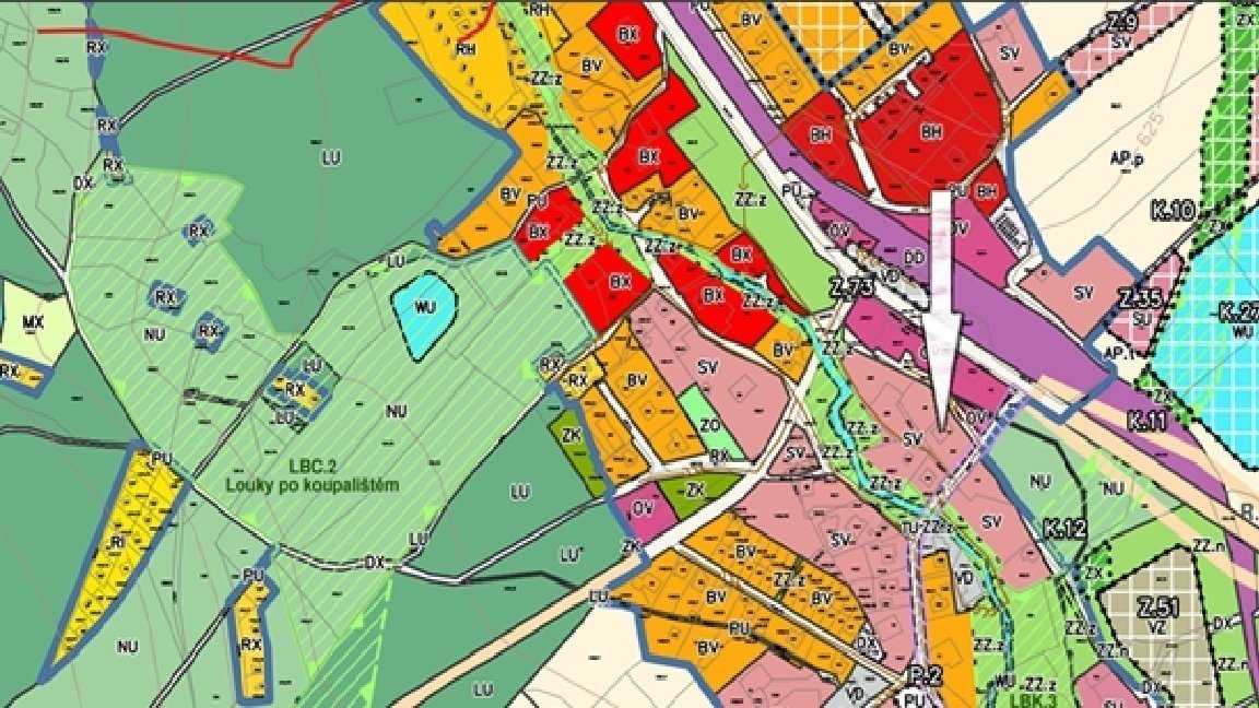 Prodej stavebního pozemku 4.101m2 v obci Borová u Poličky
