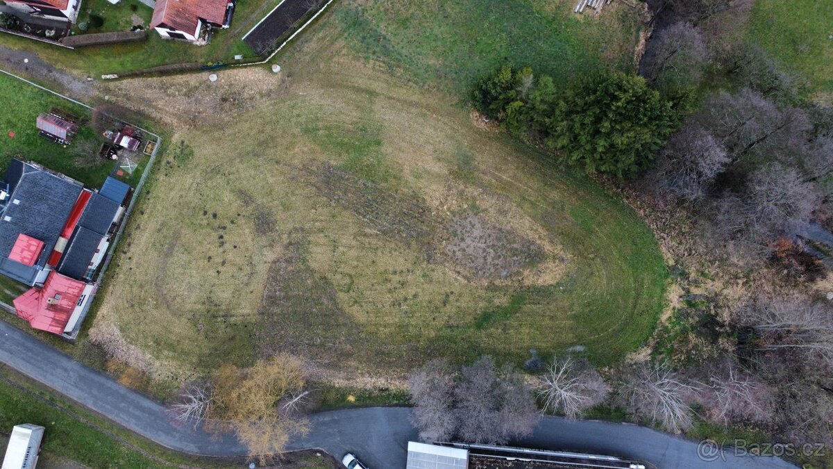 Prodej stavebního pozemku 4.101m2 v obci Borová u Poličky