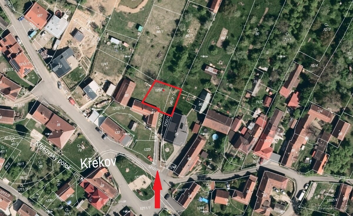 STAVEBNÍ/INVESTIČNÍ POZEMEK 324m2 Křekov, Valašsko
