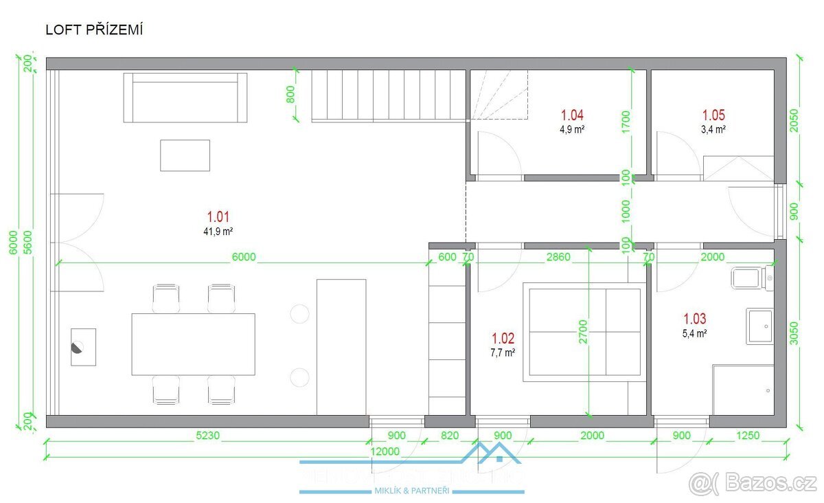 Prodej stavebního pozemku, 1000m2, v rekreační oblasti, Vran