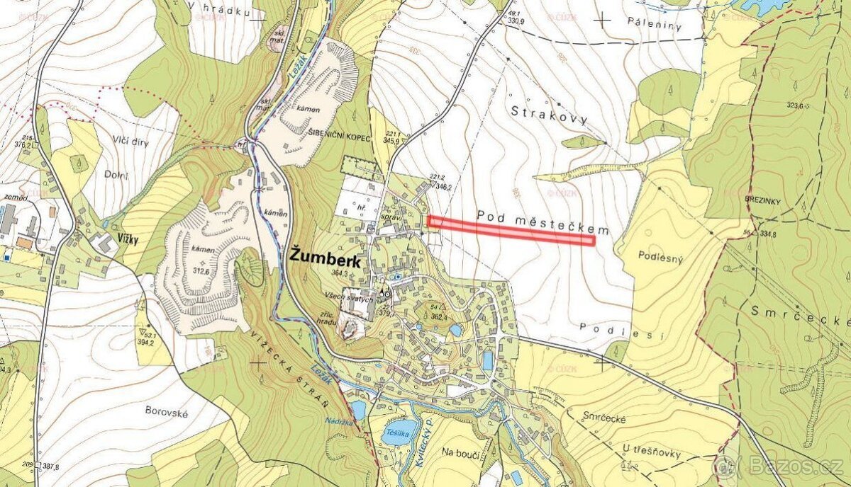 Zemědělská půda, prodej, Žumberk, Chrudim