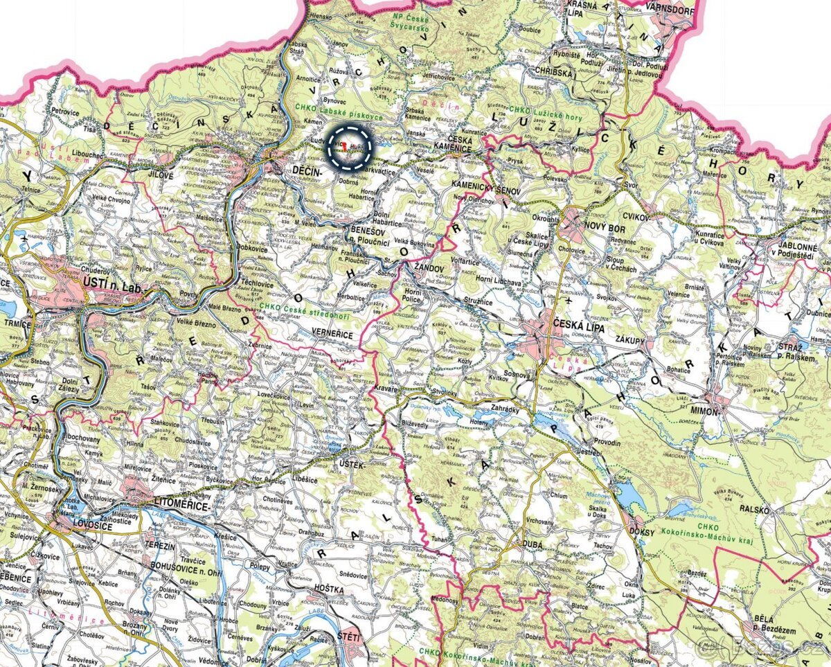 Louka, prodej, Huntířov, Děčín