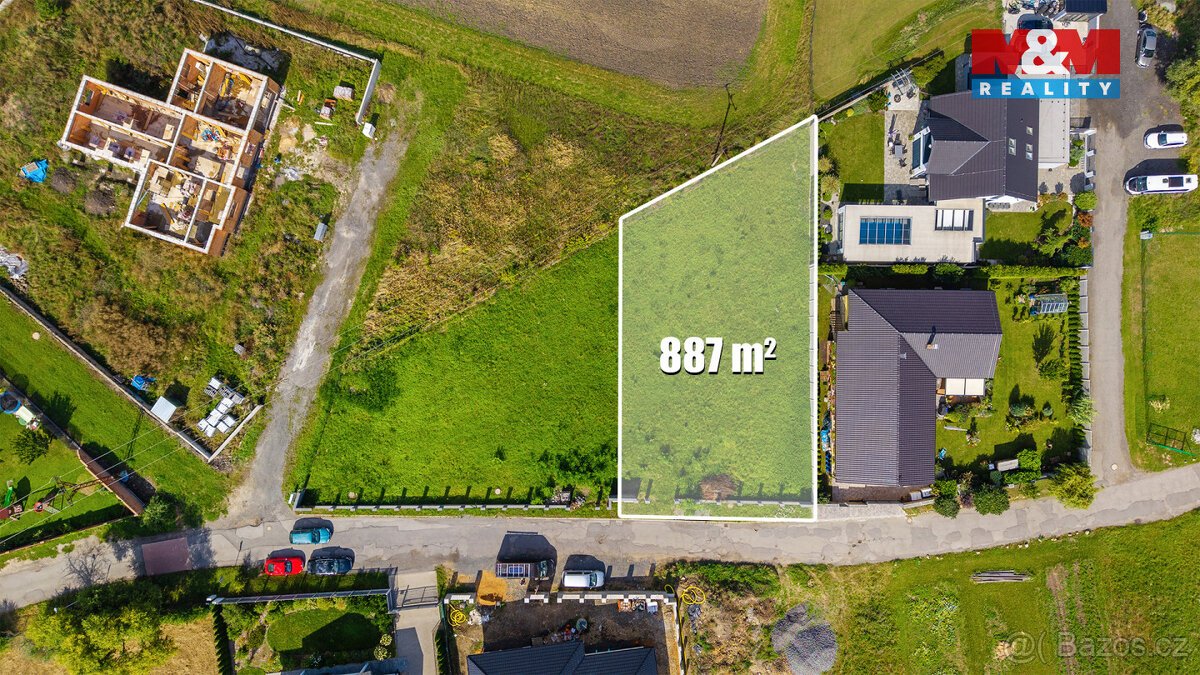 Prodej pozemku k bydlení, 887 m², Mladá Boleslav