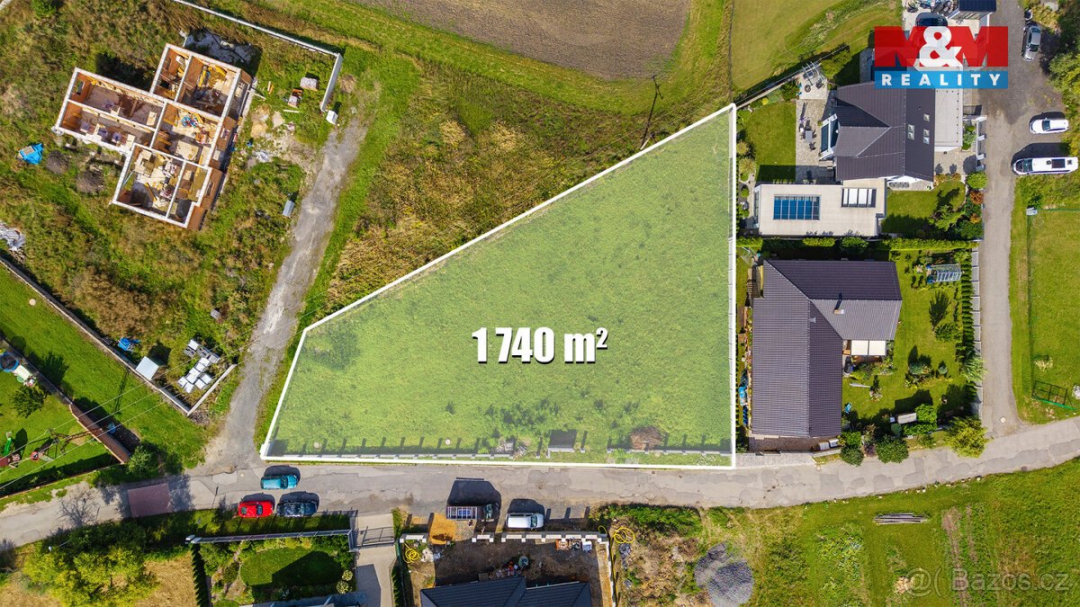 Prodej pozemku k bydlení, 1740 m², Mladá Boleslav