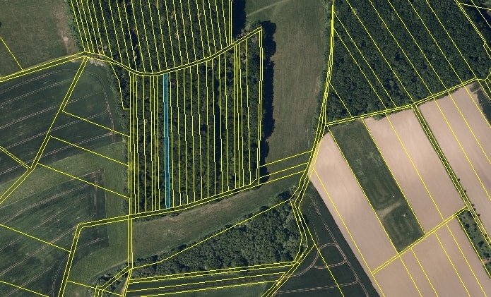 Prodej lesního pozemku po těžbě 947m2
