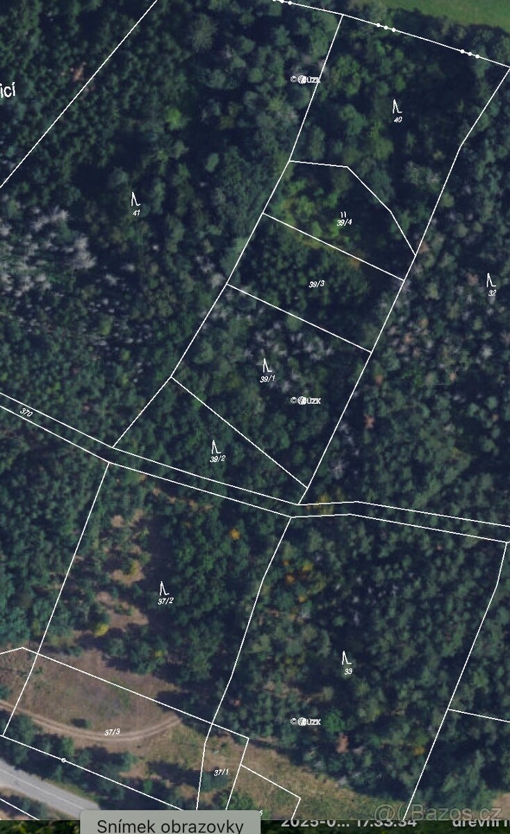 Prodej lesů v k.ú. Řikonín