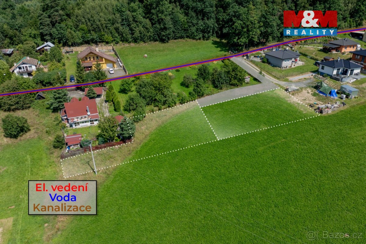 Prodej pozemku k bydlení, 1649 m², Valašské Meziříčí