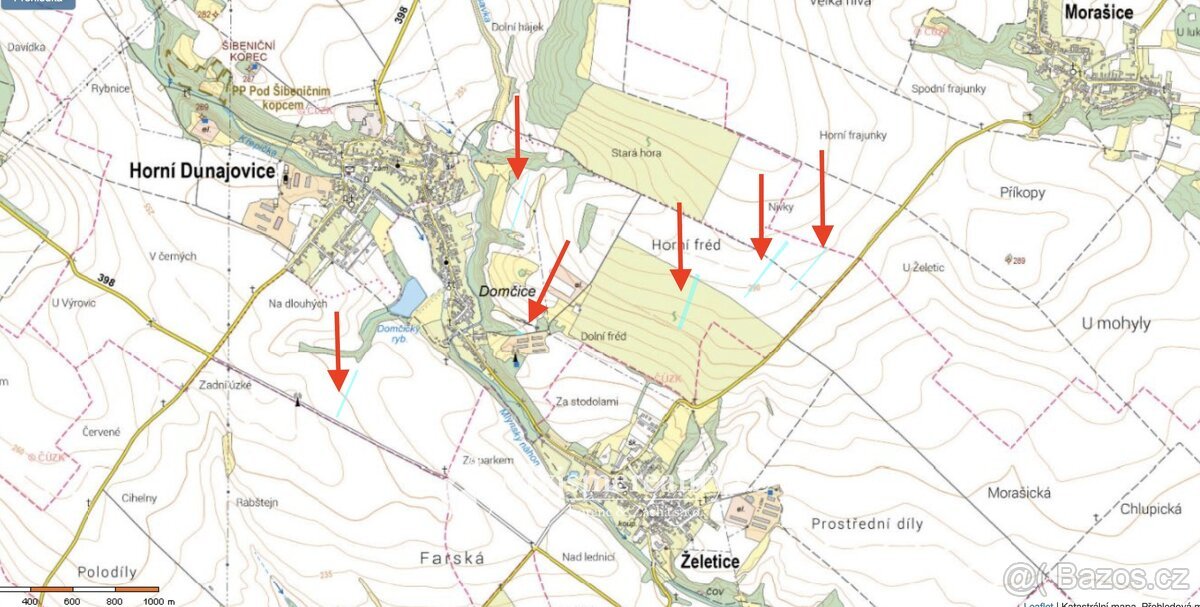 Prodej orné půdy, 184.181 m² - Znojmo, ev.č. MZ25003