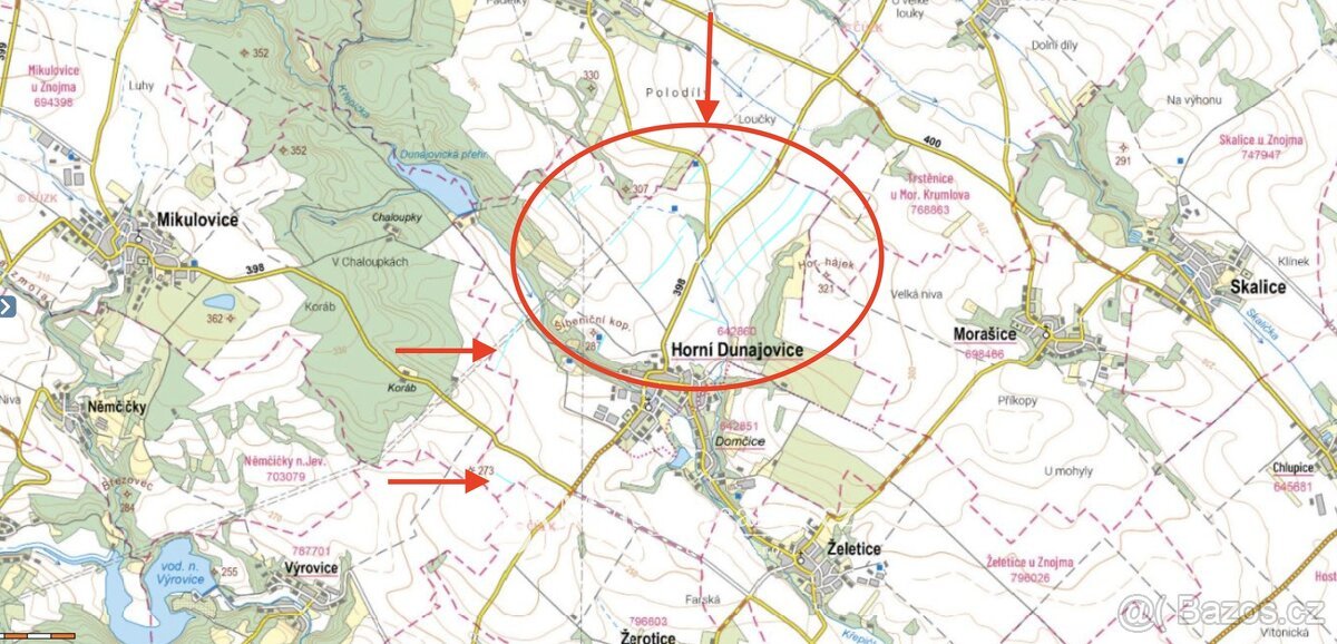 Prodej orné půdy, 184.181 m² - Znojmo, ev.č. MZ25003
