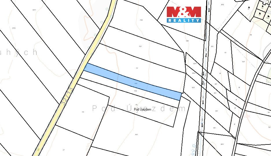 Prodej, pole, 2338 m2, Újezd u Přelouče