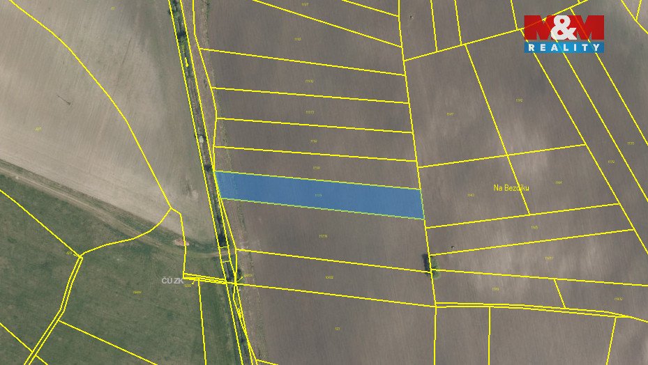 Prodej, pole, 2975 m2, Kladruby nad Labem
