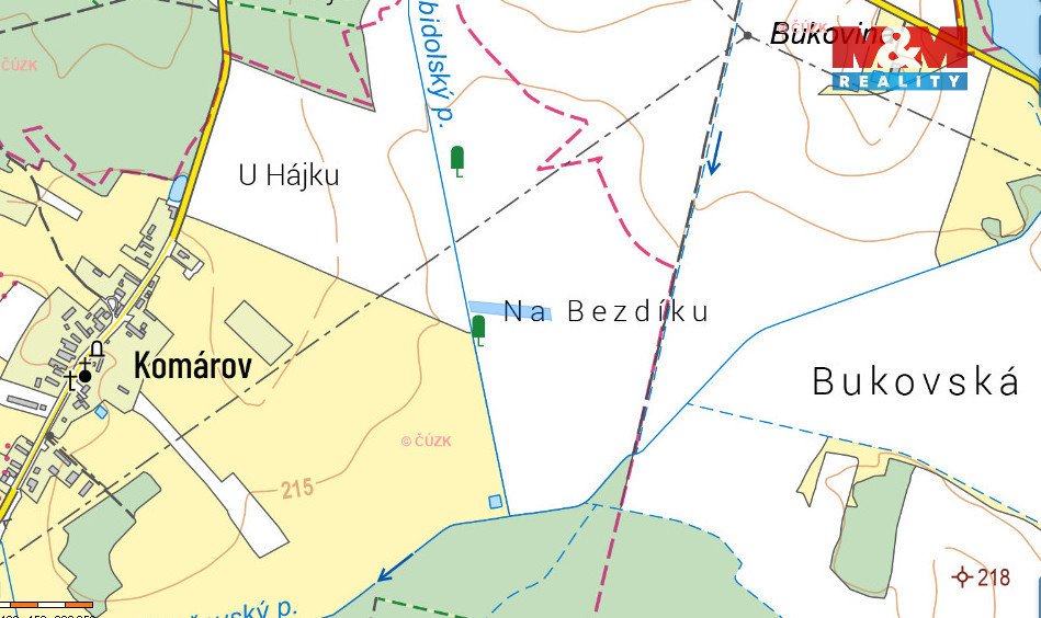 Prodej, pole, 2975 m2, Kladruby nad Labem