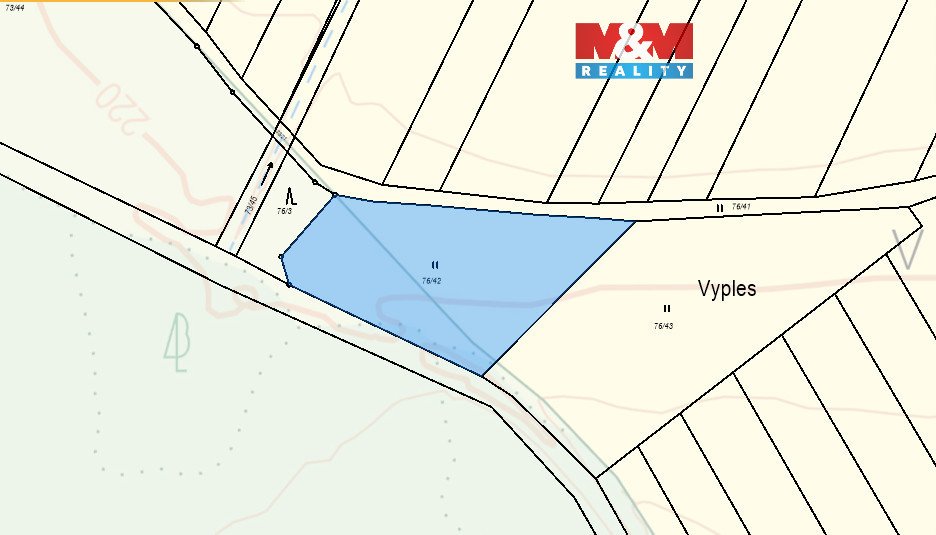 Prodej, louka, 2187 m2, Kladruby nad Labem