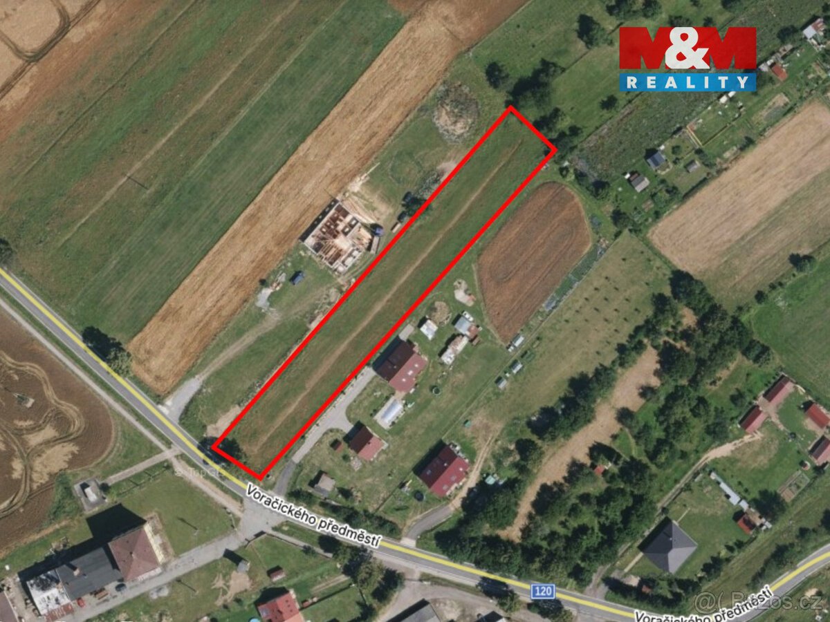 Prodej pozemku k bydlení, 3813 m², Mladá Vožice