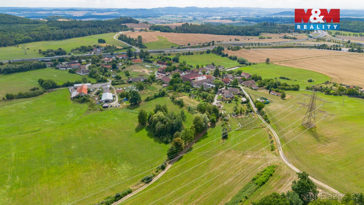 Prodej pozemku k bydlení, 1923 m², Třebkov u Předotic