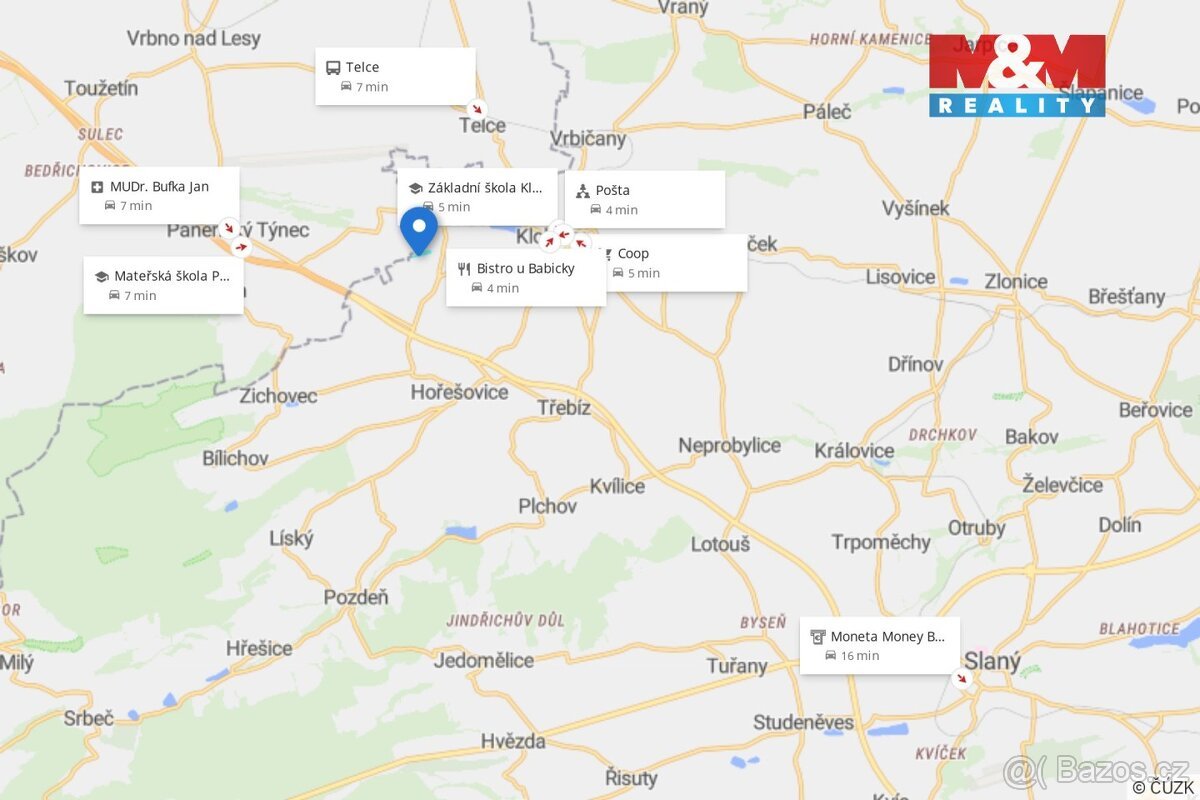 Prodej pole, 8999 m², Klobuky