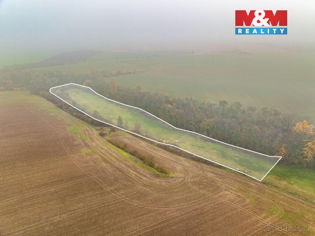 Prodej pole, 8999 m², Klobuky