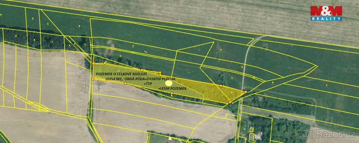 Prodej komerčního pozemku, 10254 m², Homole