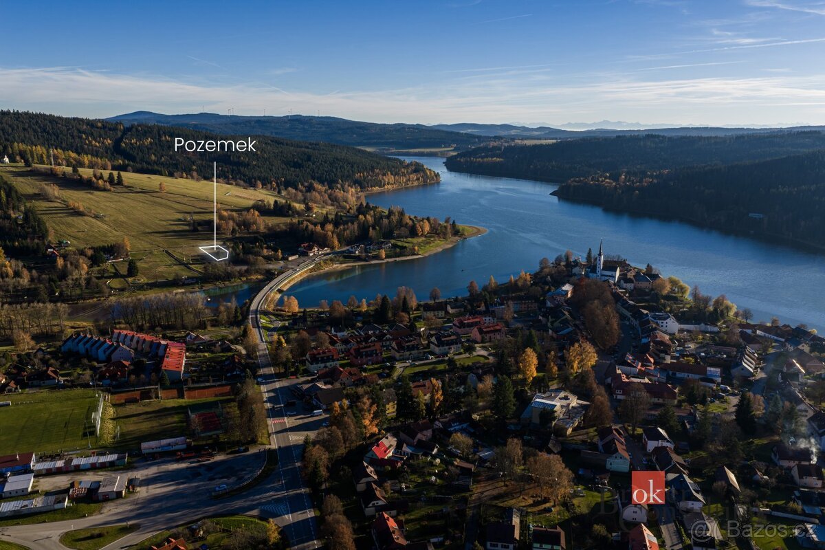 Prodej, pozemky/komerční, 1378 m2, Frymburk, Český Krumlov [