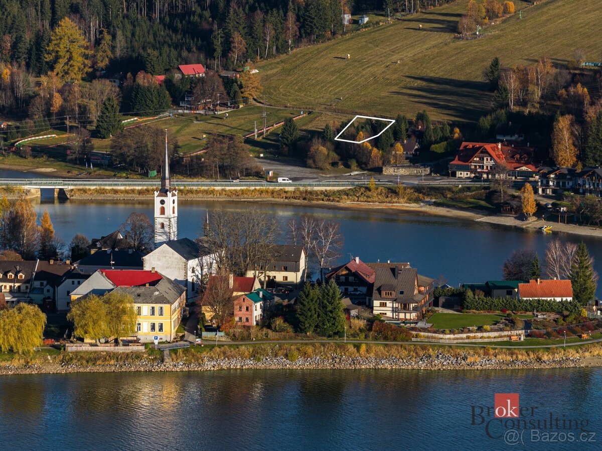 Prodej, pozemky/komerční, 1378 m2, Frymburk, Český Krumlov [