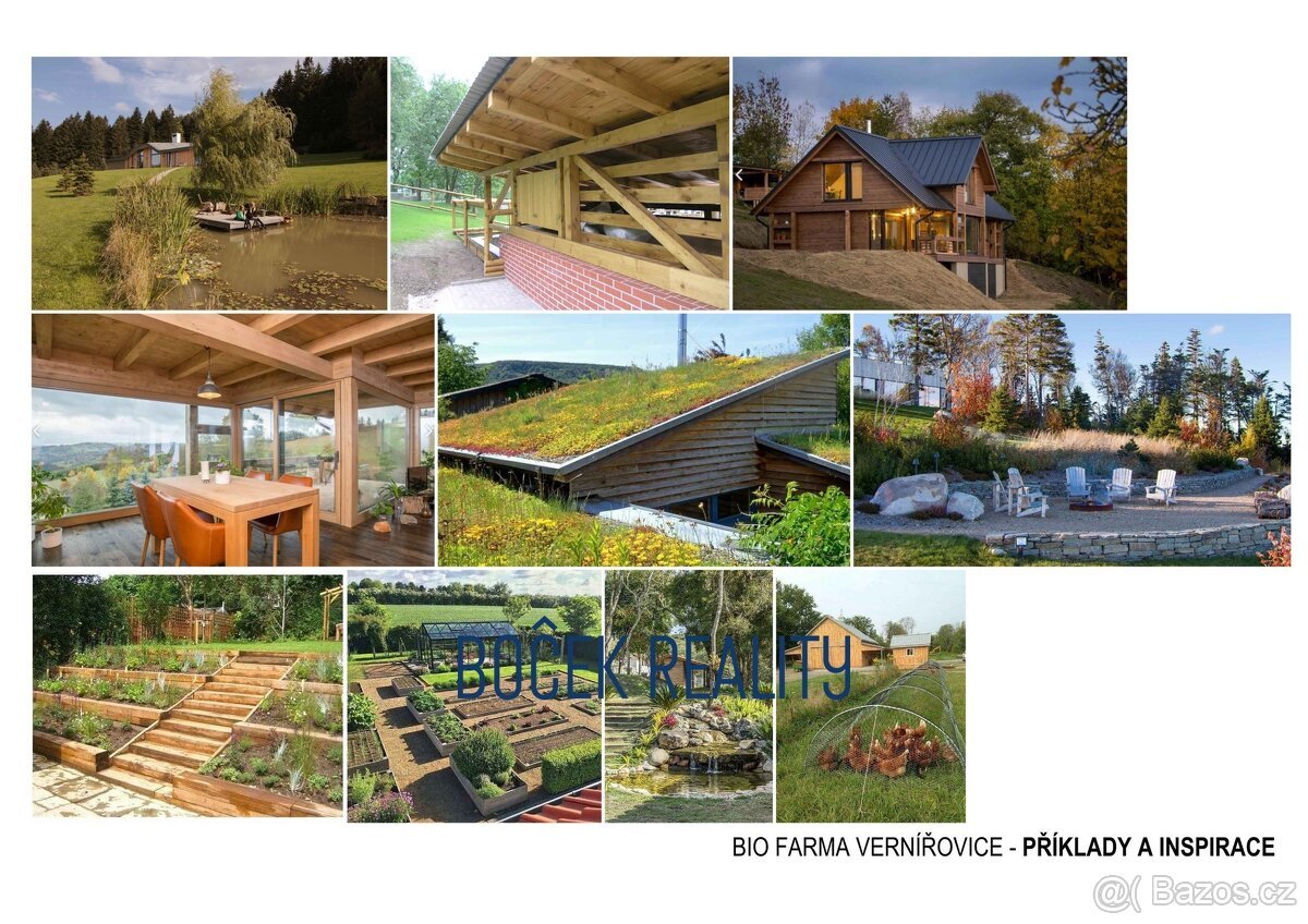 Prodej, pozemky pro výstavbu agroturistické Biofarmy Vernířo