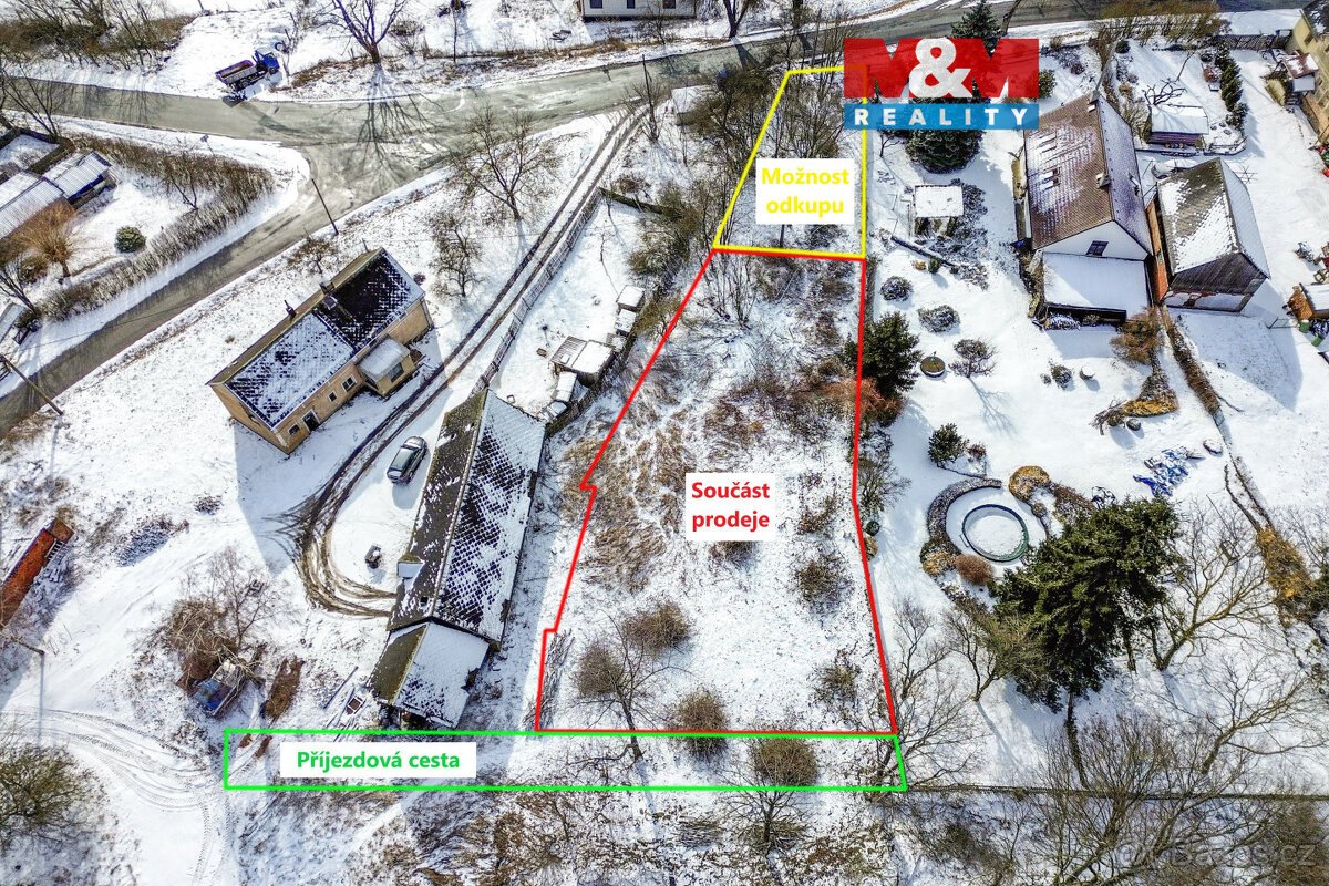 Prodej pozemku k bydlení, 817 m² + 295 m² Bezvěrov, Služetín