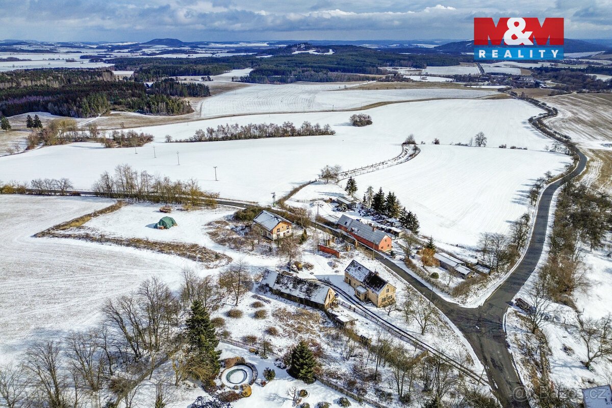 Prodej pozemku k bydlení, 817 m² + 295 m² Bezvěrov, Služetín