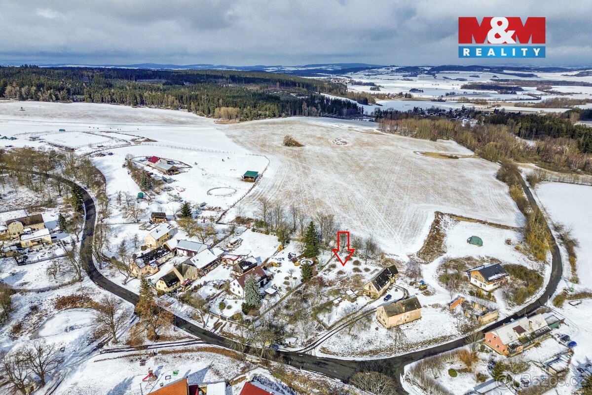 Prodej pozemku k bydlení, 817 m² + 295 m² Bezvěrov, Služetín