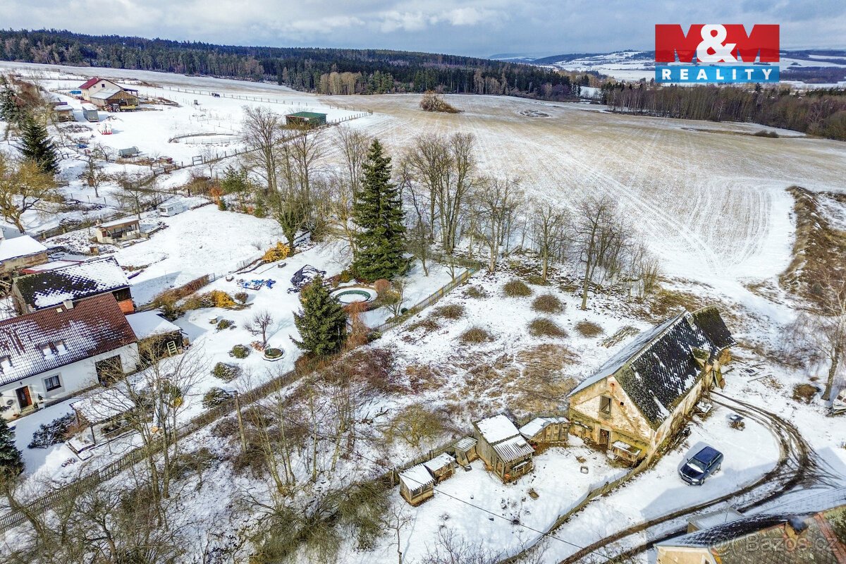 Prodej pozemku k bydlení, 817 m² + 295 m² Bezvěrov, Služetín