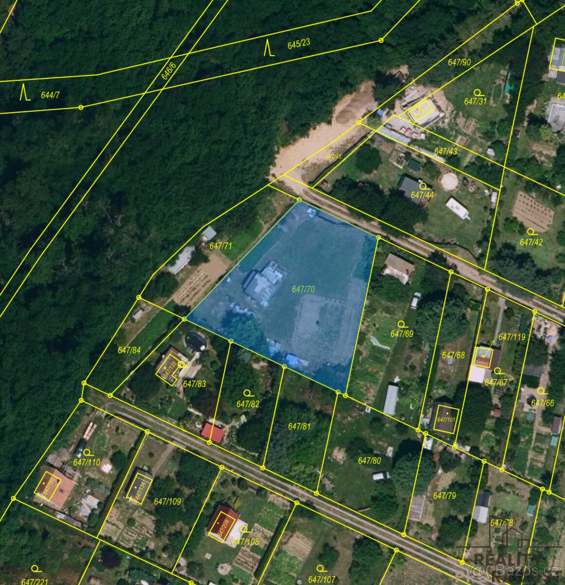 Pozemek 1 283 m² – Oblekovice (Znojmo) | Klidná krajinná lok