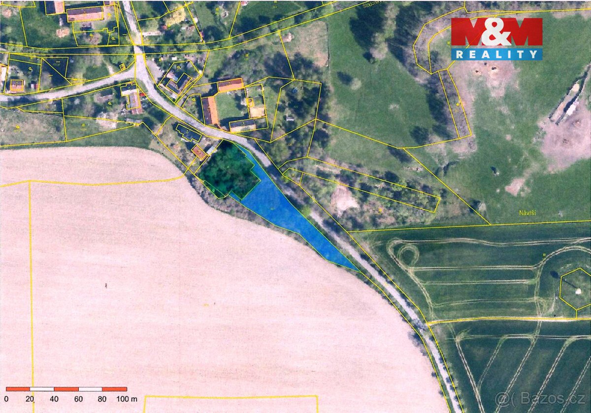 Prodej pozemku k bydlení, 3689 m², Třebeň