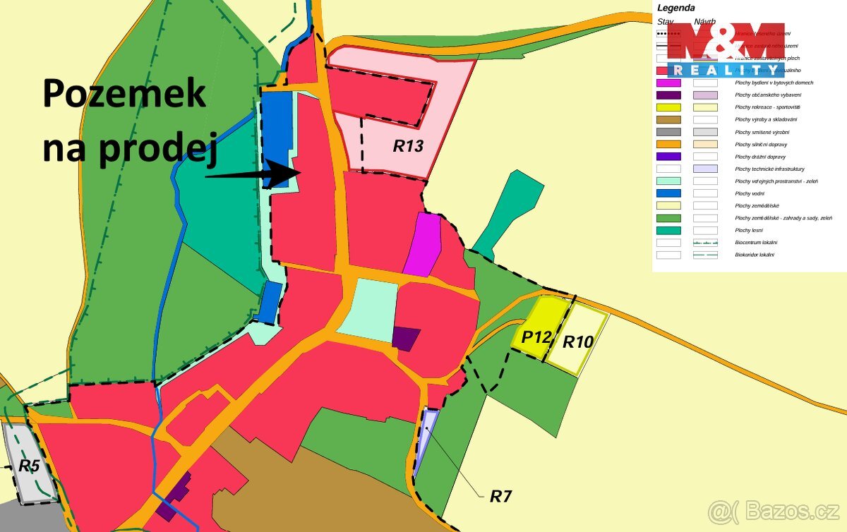 Prodej pozemku k bydlení, 885 m², Jíkev
