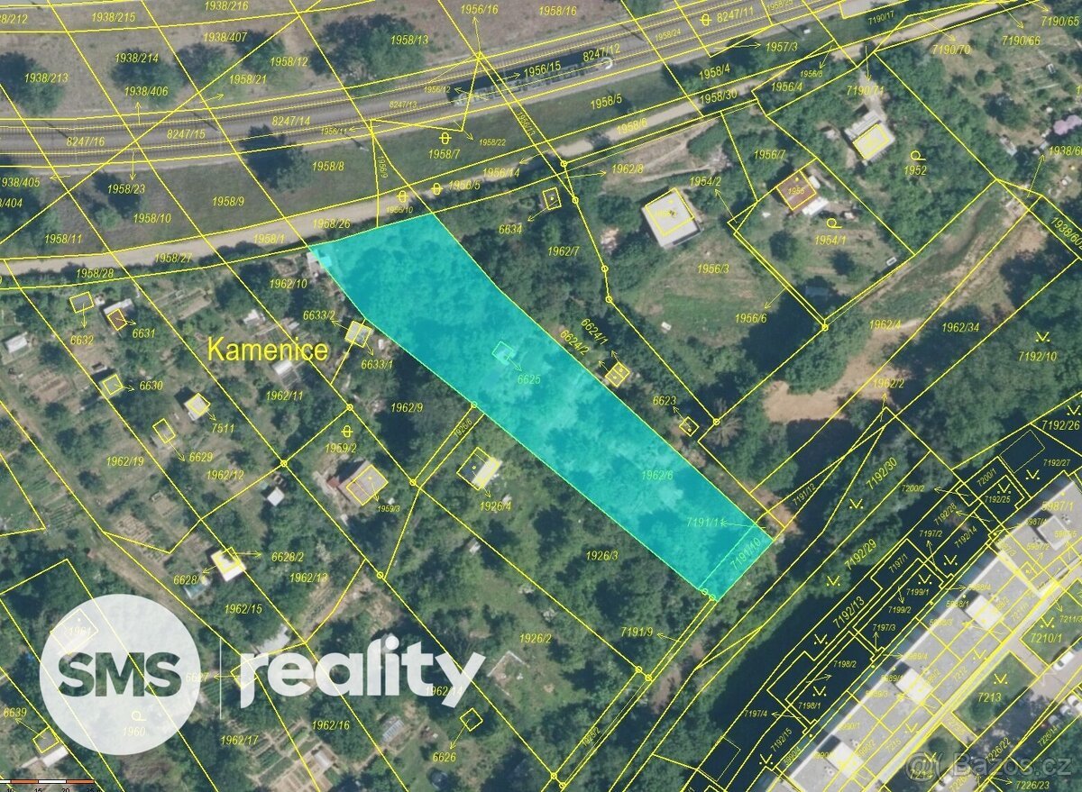 Prodej stavebního pozemku Brno - Bystrc 1662 m2