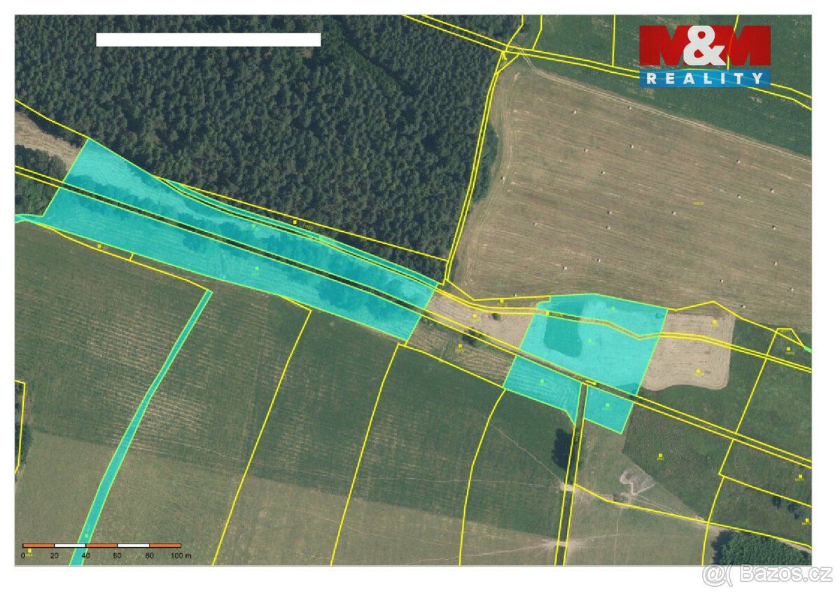 Prodej pole, 19794 m², Láz u Kladrub