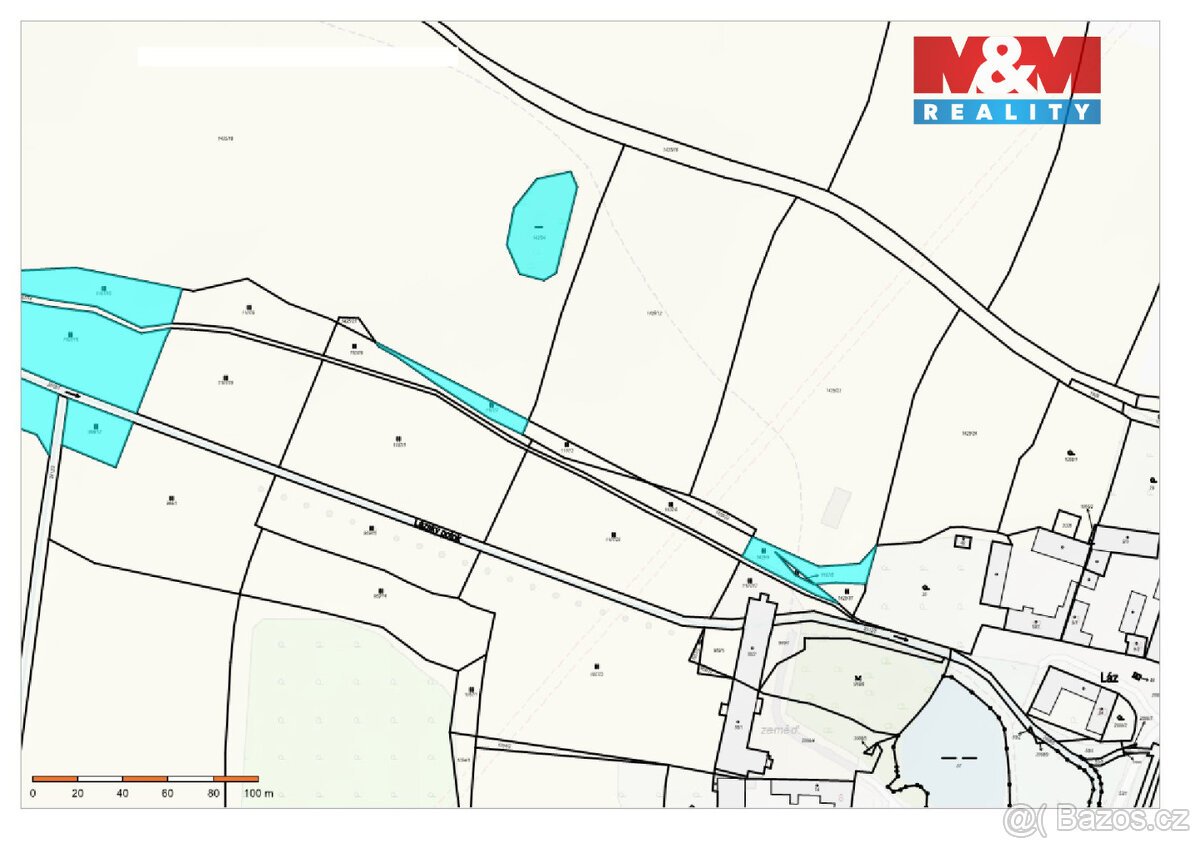 Prodej pole, 19794 m², Láz u Kladrub