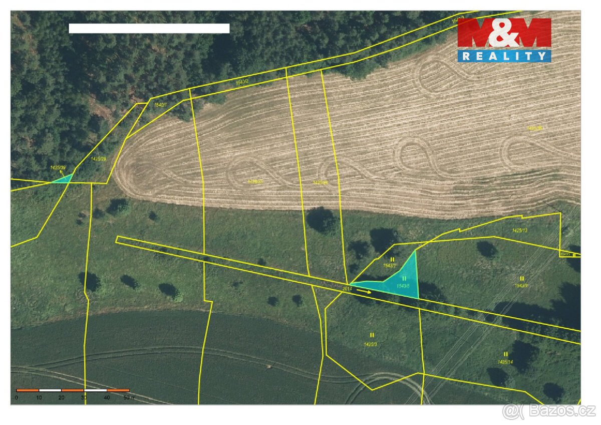 Prodej pole, 19794 m², Láz u Kladrub