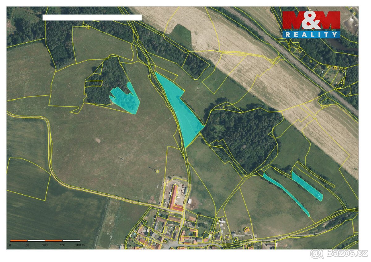 Prodej pole, 15633 m², Vrbice u Stříbra
