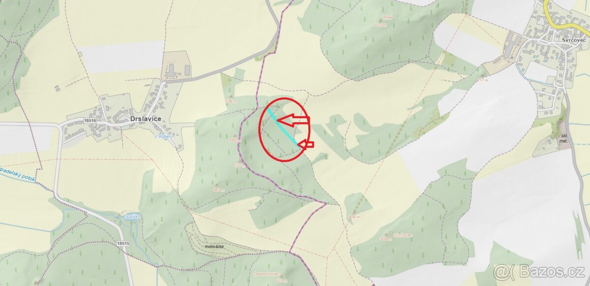 Prodej pozemků k.ú. Svrčovec