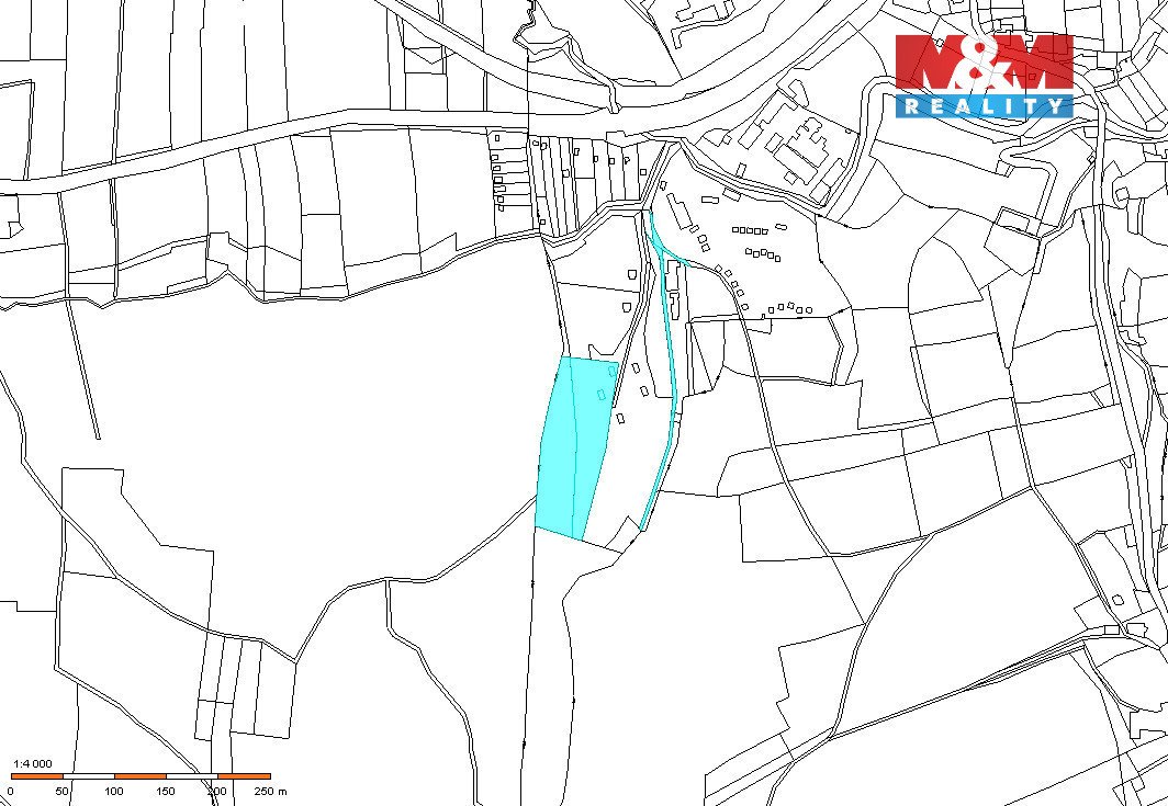 Prodej pozemku + 2 plochy k zástavbě, 10875 m², Úštěk